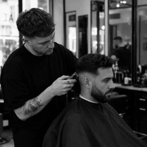 A fresh skin fade