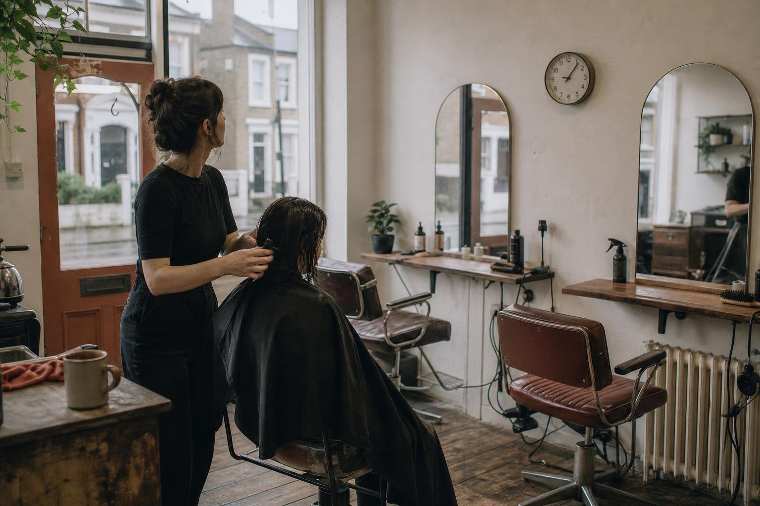One client, two empty chairs and a clock: how long Google Ads take to work for a salon is decided in weeks like this